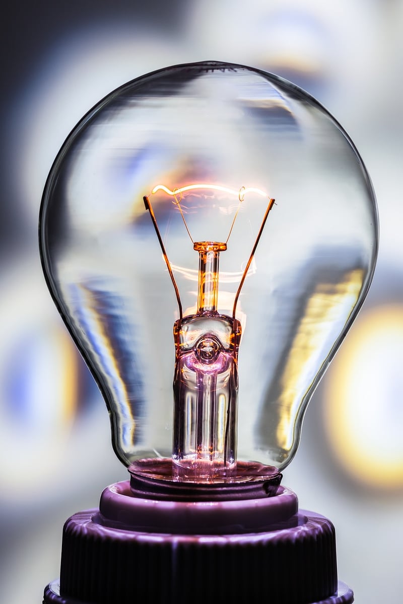 Light bulb representing innovation